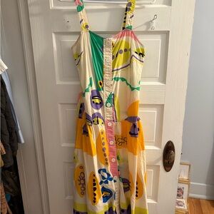 Zara Multicolor Patterned Dress